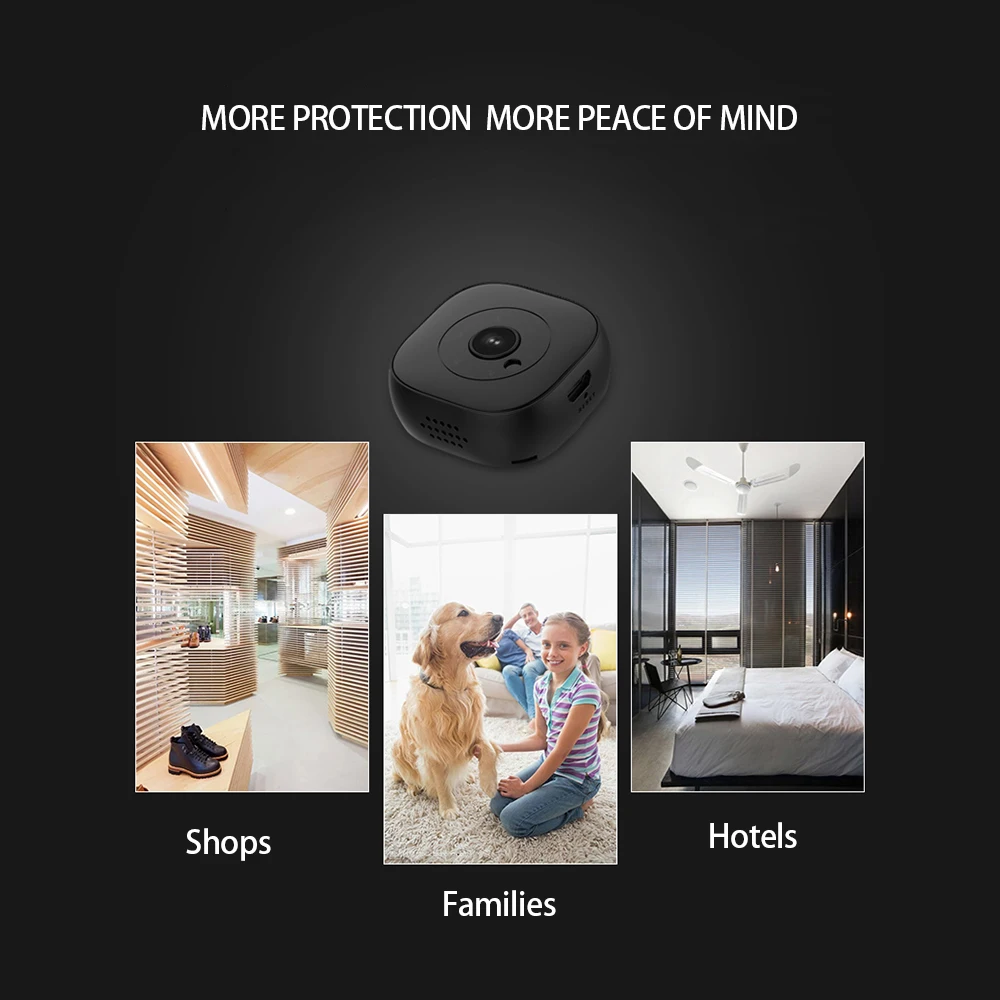 H9 WI-FI Micro Камера 1080 P HD, автоматический Ночное видение мини Камера Автоматический Инфракрасный видеорегистратор ночного видения