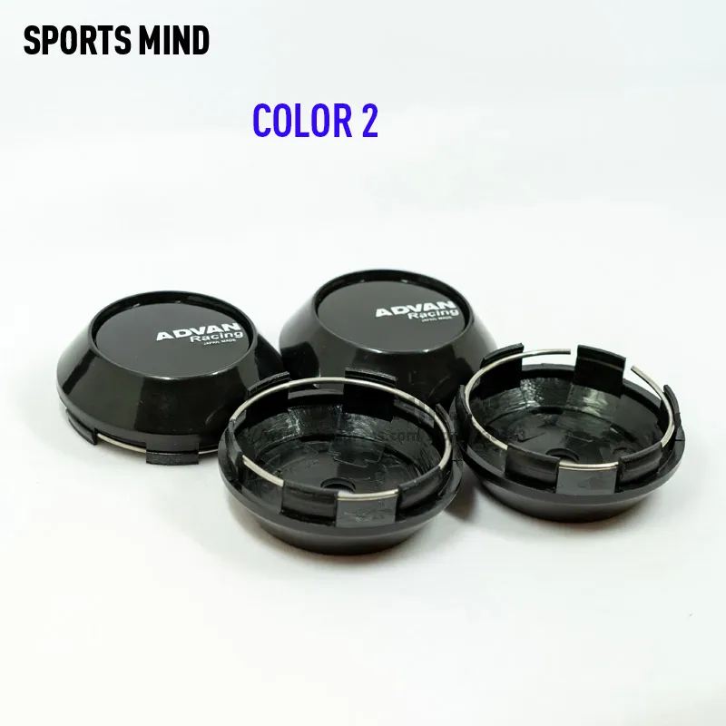20X68 мм 8 цветов автомобильные Колпаки Ступицы Колеса для ADVAN Racing Advanti RACING WHEEL эмблема логотип для автомобильного стайлинга аксессуары - Цвет: COLOR 2