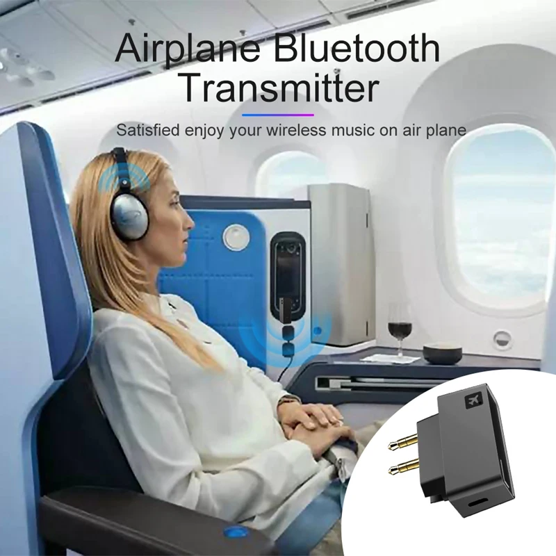 New Wireless Bluetooth o Transmitter Adapter for TV PC with Dual 3 5mm Jack for Bluetooth Headphone Receiver Speaker