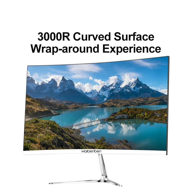 Игровые мониторы MAIBENBEN 23 8 дюйма 75 Гц изогнутый IPS Full HD 2 мм узкий ободок мс 3000R