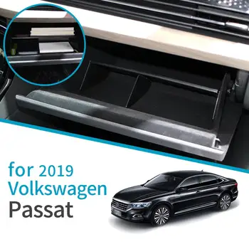 

Smabee Car glove storage box for VW Passat 2019 2020 Interior accessories Console Tidying Box Car Co-pilot storage Cosmetic box