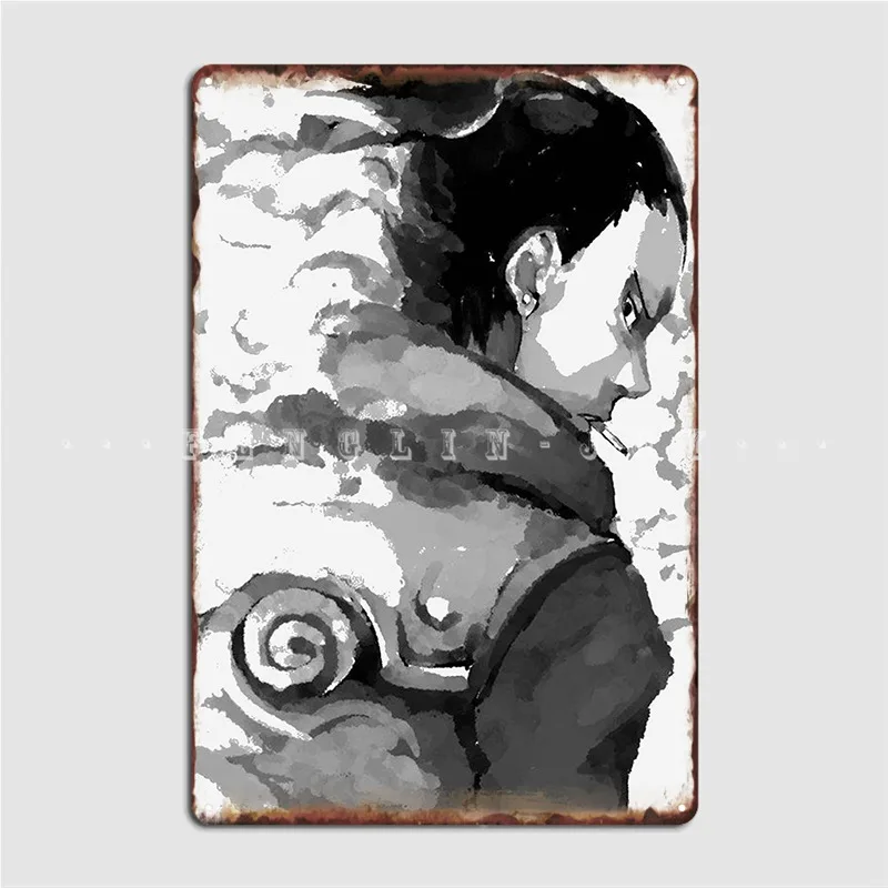 

Shikamaru Metal Sign Cinema Living Room Wall Design Wall Decor Tin Sign Posters