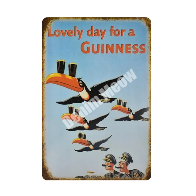 Guinness Plaque Vintage Metal Tin Signs Bar Pub Decorative Plates VODKA Wall Stickers Corona Iron Poster Beer Advertising Sign G
