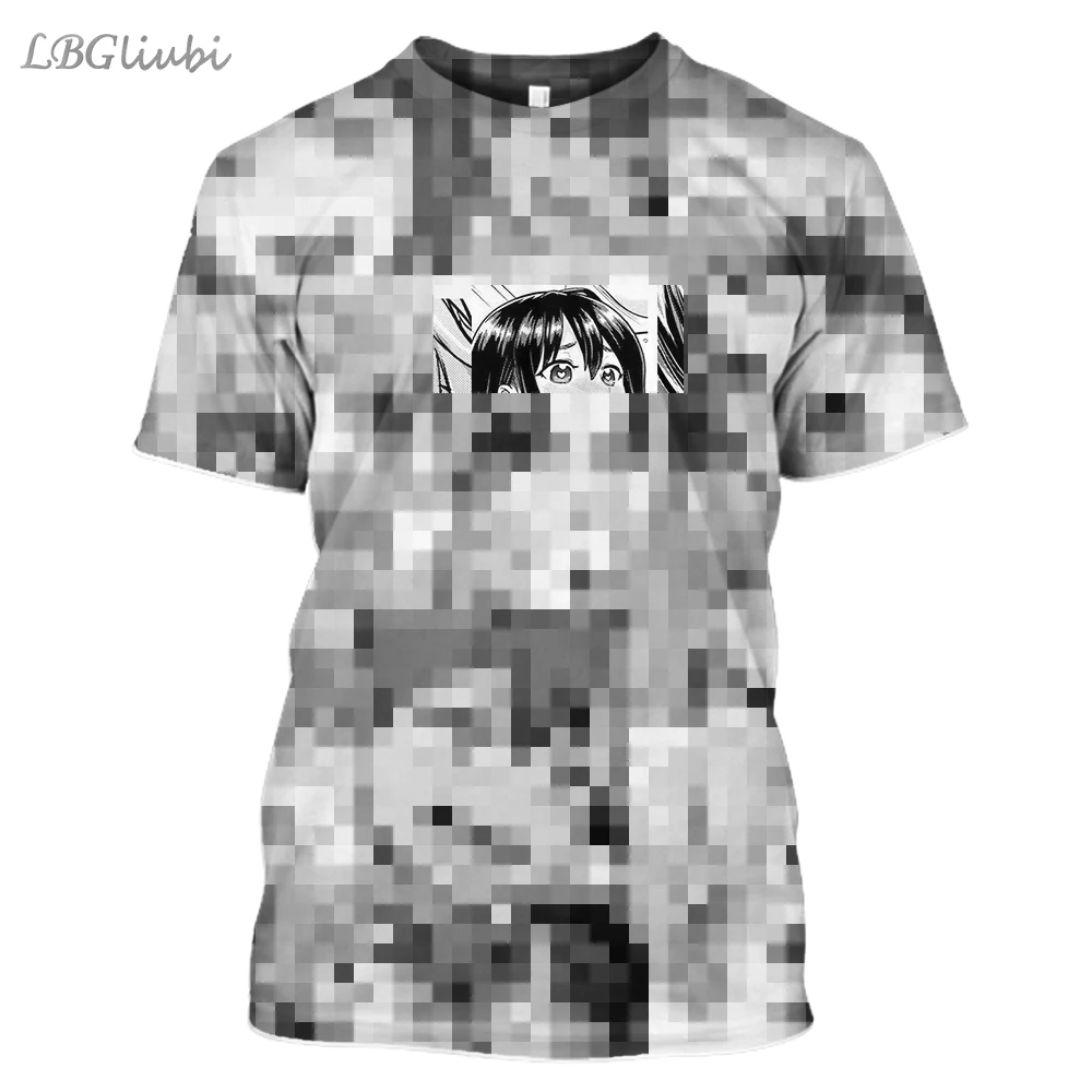 Ahegao 3D принт футболка мужская и женская модная аниме забавная КРАСОТА Румяна