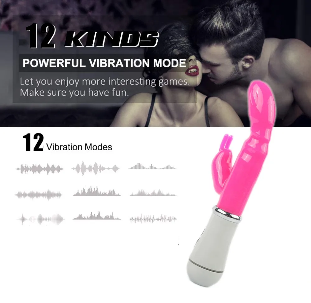 12 Modes Vagina G Spot Dildo Vibrator Sex Toys for Women Adults Machine Anal Plug Cock Penis Strap-On Masturbator Intimate Goods