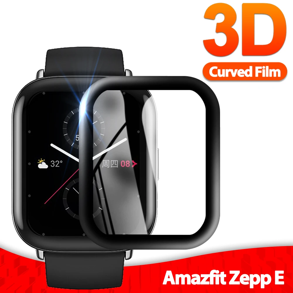 3D Soft Fibre Glass Protective Film Cover For Huami Amazfit ZEPP E Full Screen Protector for Amazfit ZEPP E Smart Watch