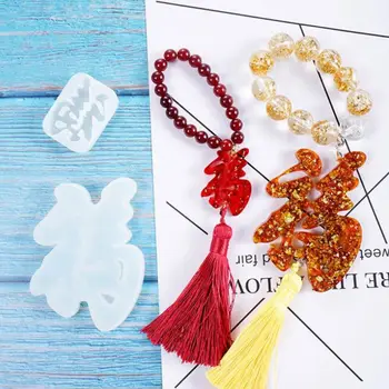 

Crystal Epoxy Resin Mold Blessing Casting Silicone Mould DIY Crafts Making Tool F3MF