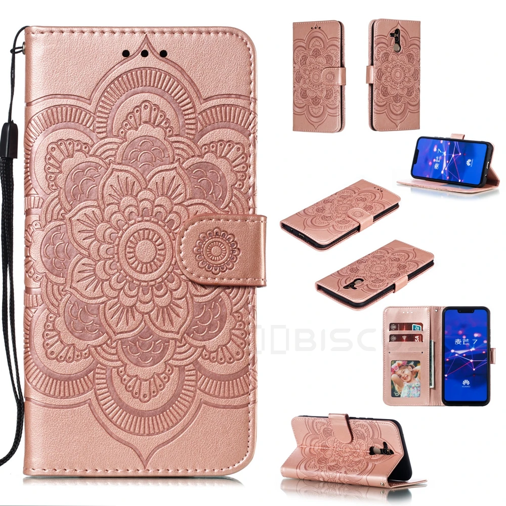 Flower Flip Leather Phone Case For Huawei Honor 10 10i 9X 9A 9S 8A 8S 8X 7S 7A 7C Pro 20S 9C Mate 20 P30 Lite Nova 3I 5T Wallet phone case leather phone case leather wallet case leather case