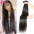 Beauty Forever бразильские волосы, прямые 3 пряди, Реми, натуральные кудрявые пучки волос пряди, натуральный цвет, бесплатная доставка - изображение