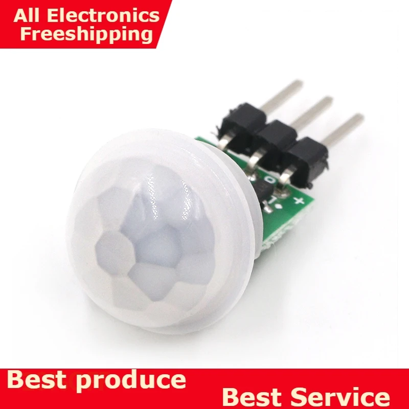 

Mini IR Pyroelectric Infrared PIR Motion Human Sensor Automatic Detector Module AM312 Sensor DC 2.7 to 12V