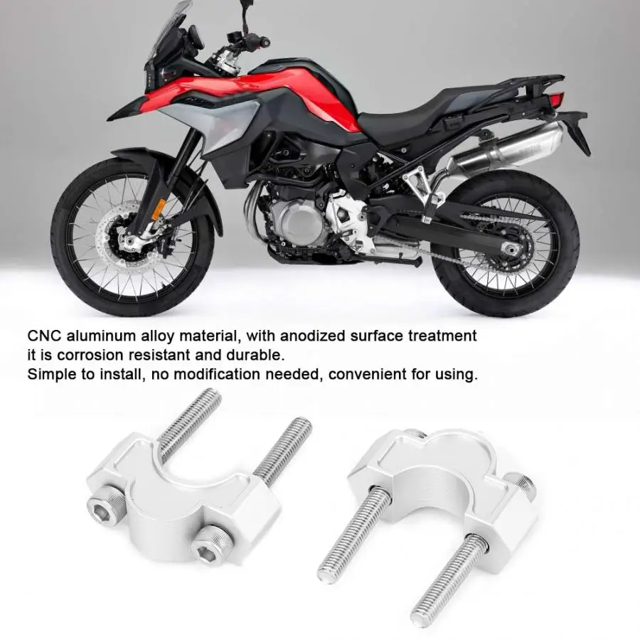 0.9in руль стояк высота адаптер Ручка бар стояк подходит для F850GS- алюминиевый сплав мотоцикл части