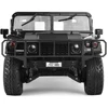 1/10 US American Hummer H1 Alloy Car Civilian Military 4WD 16CH RC Truck Upgrade With Sound and Light KEYIGE HG-P415 3