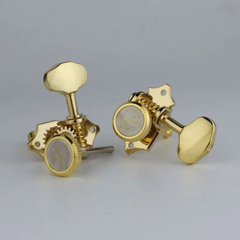 

NEW Vintage Locking Tuner Pegs Gear Butterbean Guitar Tuners Gold