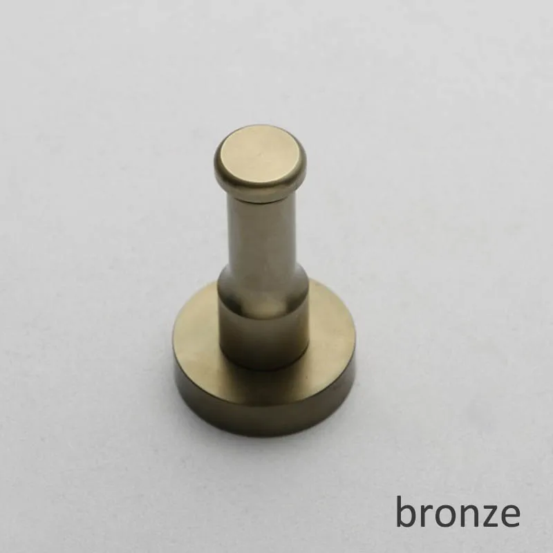 bronze Многоцветная космическая Алюминиевая сумка держатель для ключей портативный 1 шт. принадлежности для ванной комнаты настенный крюк для полотенца одежда шляпа стойка - Цвет: bronze