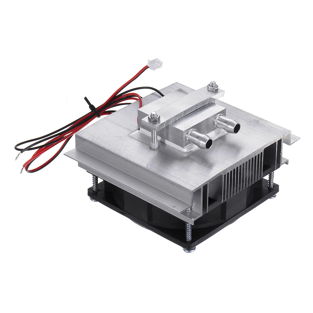 

50W DC 12V 6A DIY Thermoelectric Cooler Cooling System Semiconductor Refrigeration System Kit Heatsink Cooler for 15L Water