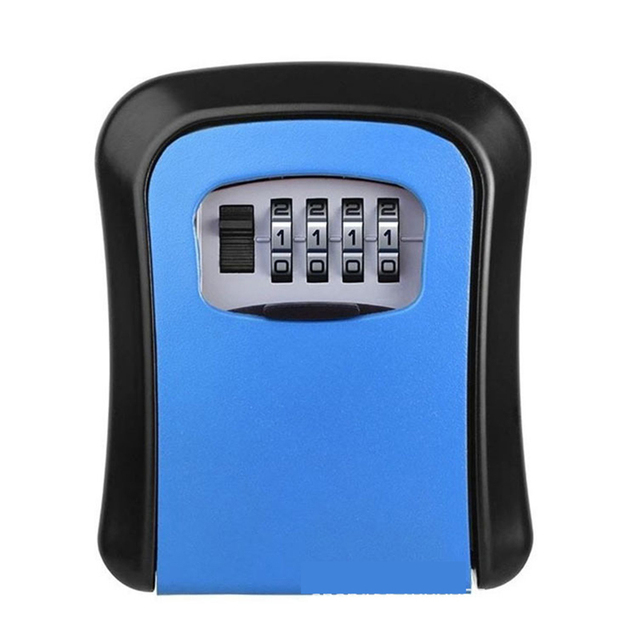 Digit Key Storage Lock Box Password Key Lock Box Wall Mounted Zinc Alloy Key Box Weatherproof