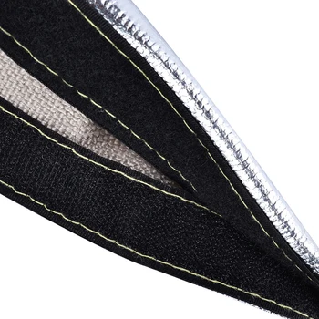 

Hose Wrap Heat Shield Sleeve Metallic Loom Tube Protect Cover Fire Sleeve