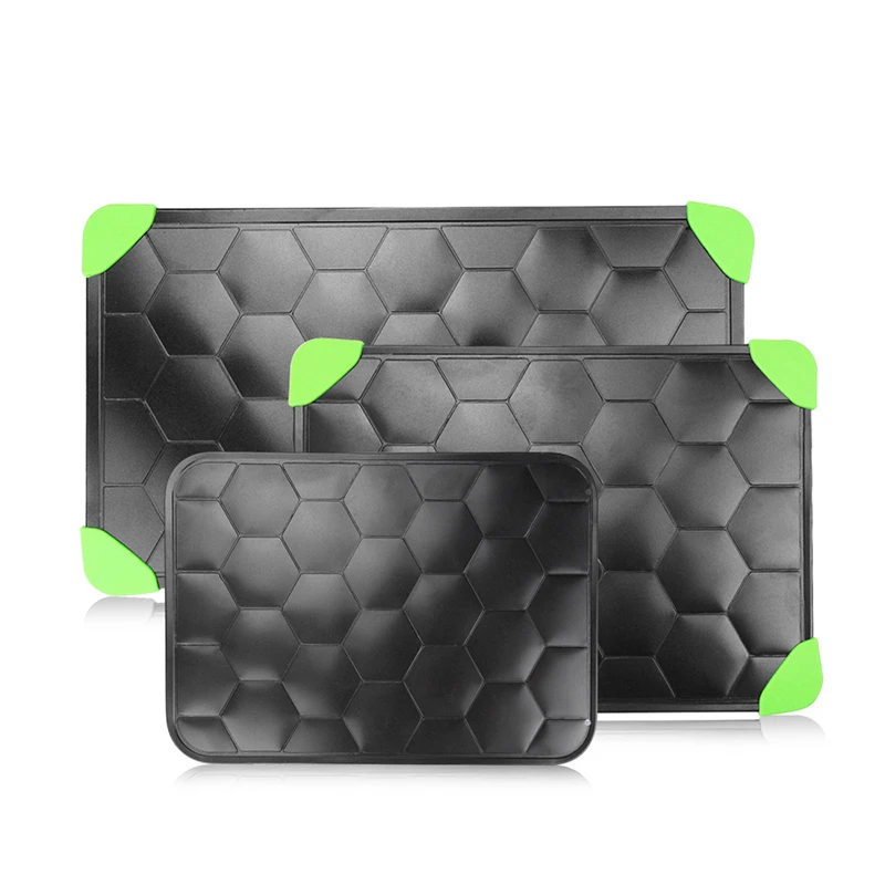 

Defrosting Tray Frozen Food Thawing Plate Serving Plate Faster Defrosting Hexagon Design for Fast Quick Rapid Meat Defrosting