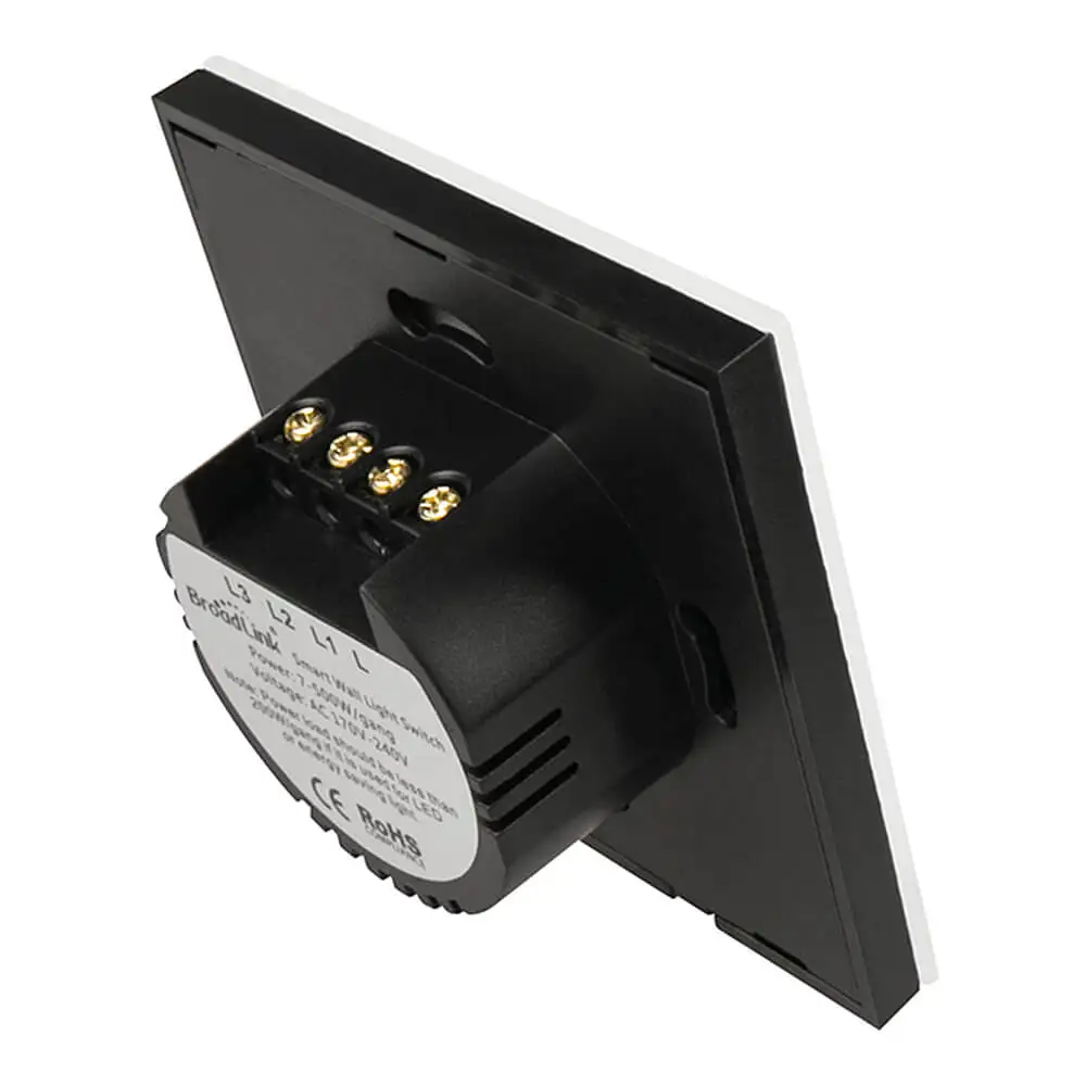 Broadlink TC2 ЕС Великобритания WiFi настенный сенсорный светильник переключатель RF 433