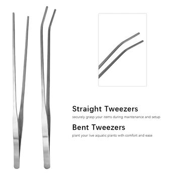 

Hot 5pcs/set Aquarium Maintenance Tools Kit Tweezers Scissors For Live Plants Grass Aquario Accessory Fish Aquatic Pet Supplies