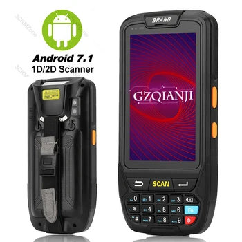 

PDA Android 7.0 Mobile 1D 2D QR Barcode Scanner Handheld POS Terminal Support GPS GPRS Wifi Bluetooth 4G For Pc Camera PDA