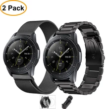 Пленка+ инструмент+ ремешок для часов для samsung galaxy watch active gear S3 Frontier 46 мм 42 мм ремешок 22 мм/20 мм ремешок из нержавеющей стали