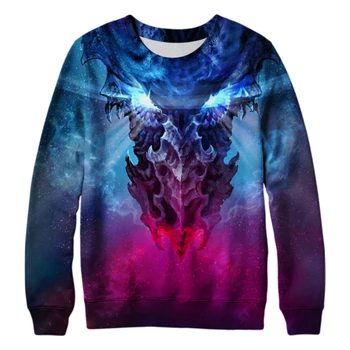 

America Anime3D print man sweatshirt O-neck Hoodies 2020 Spring Winter Hot Sale Casual Loose Fit Hip Hop Fashoin Pullover