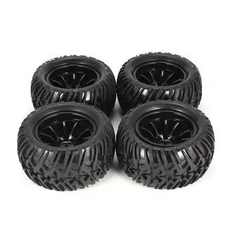 

4Pcs 125mm 10 Contour Y Word Fetal Flower Off-road Wheel Rim and Tires for 1/10 Monster Truck Racing RC Car Accessories