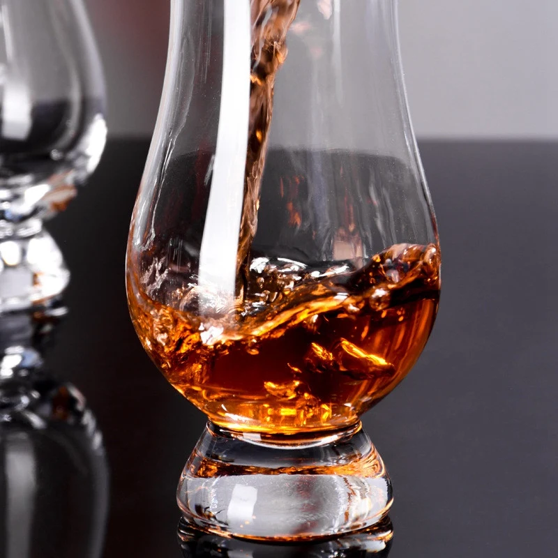 

6 Pcs/Lot 175ML Whiskey Glass Shaped Crystal Clear Glassware for Wine Bar Club Party Gifts