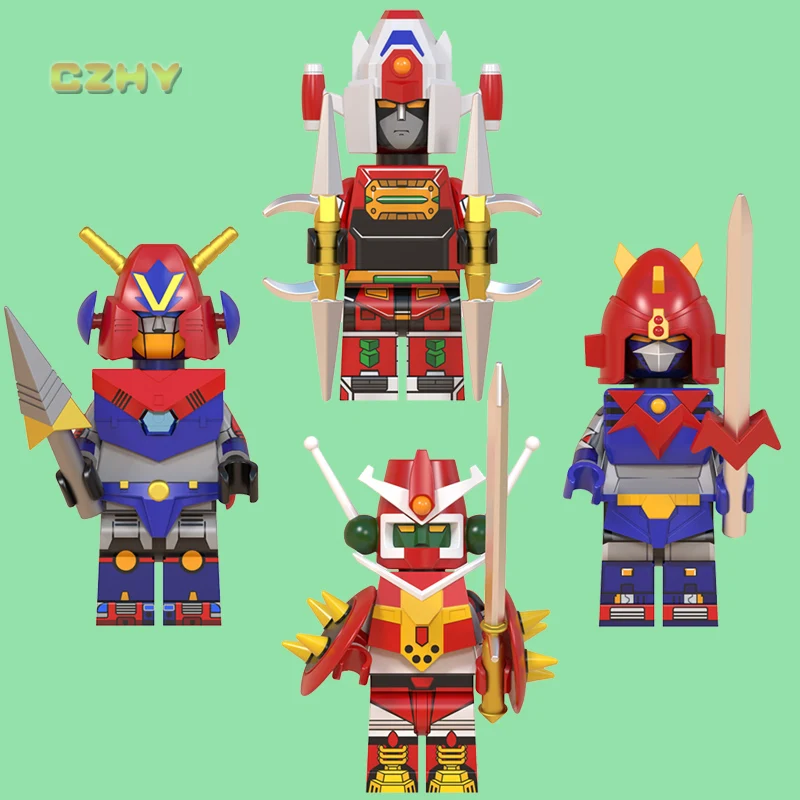 

Japanese Cartoon Figures Mechander Robot Voltes Leader Daimos Com-Battler V Mazinkaiser Beast King Building Blocks Toys WM6069