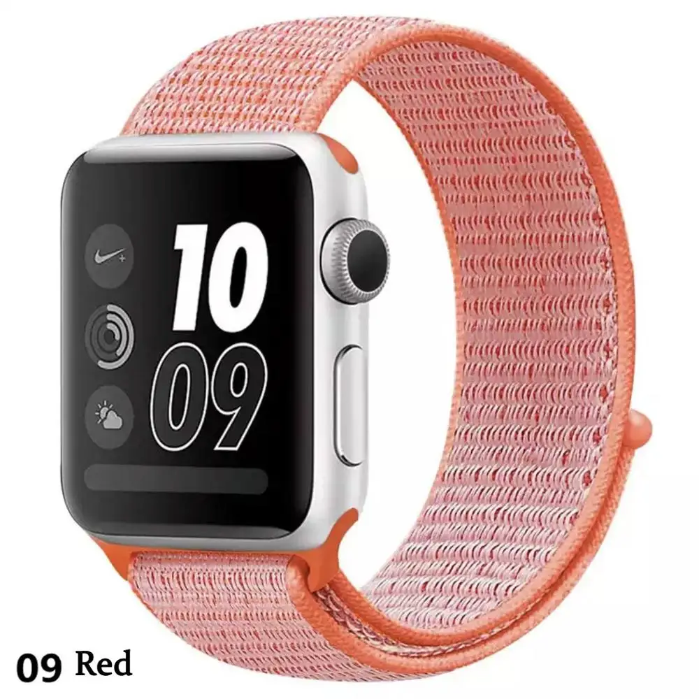 Нейлоновый ремешок для часов для Apple Watch 4 38 мм 40 мм 42 мм 44 мм ремешок для Apple Watch 4 ремешок для iwatch 1 2 3 4 полосы 44 мм