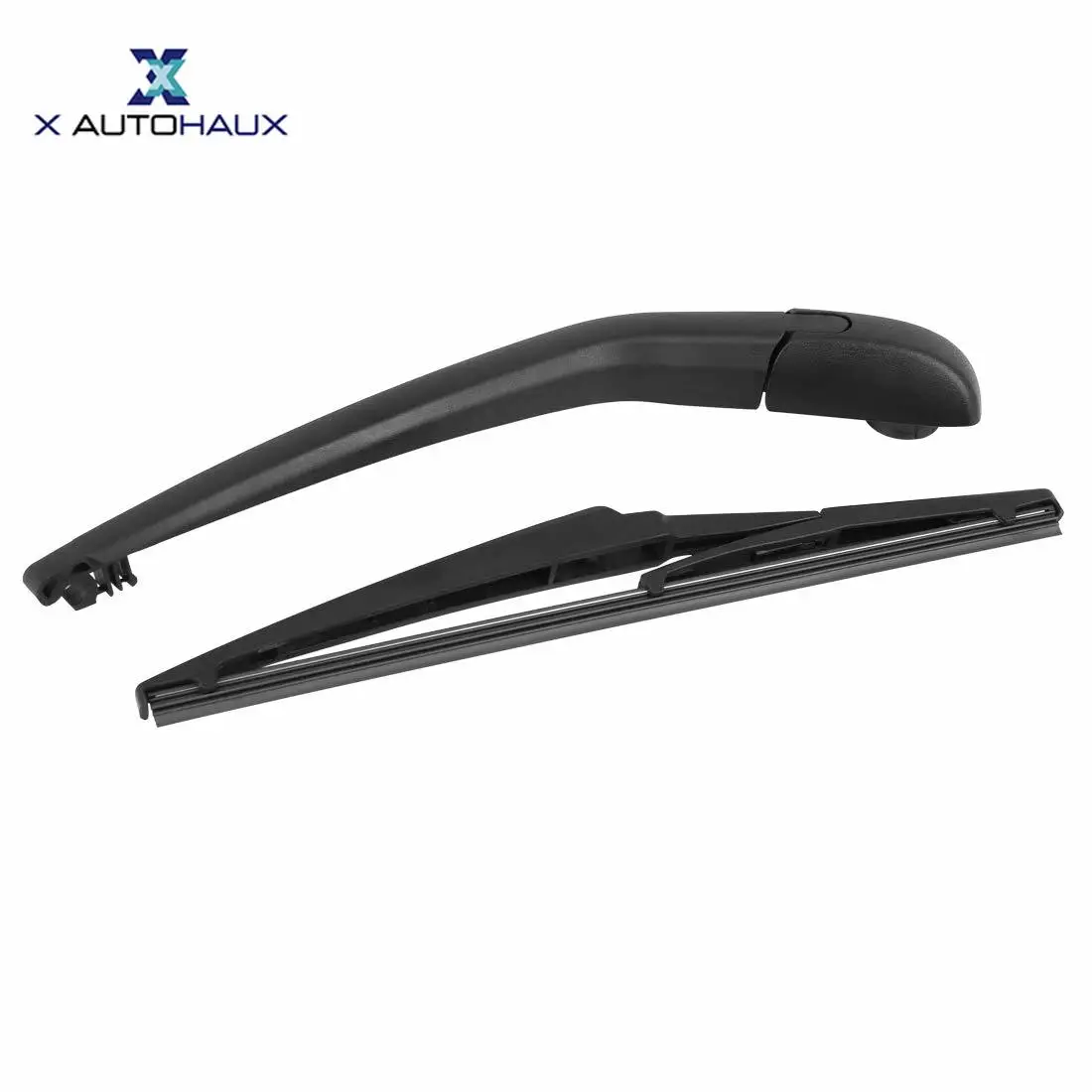 X AUTOHAUX Trasero Limpiaparabrisas Escobilla Brazo Juego 250mm 10 Pulgadas para Coche