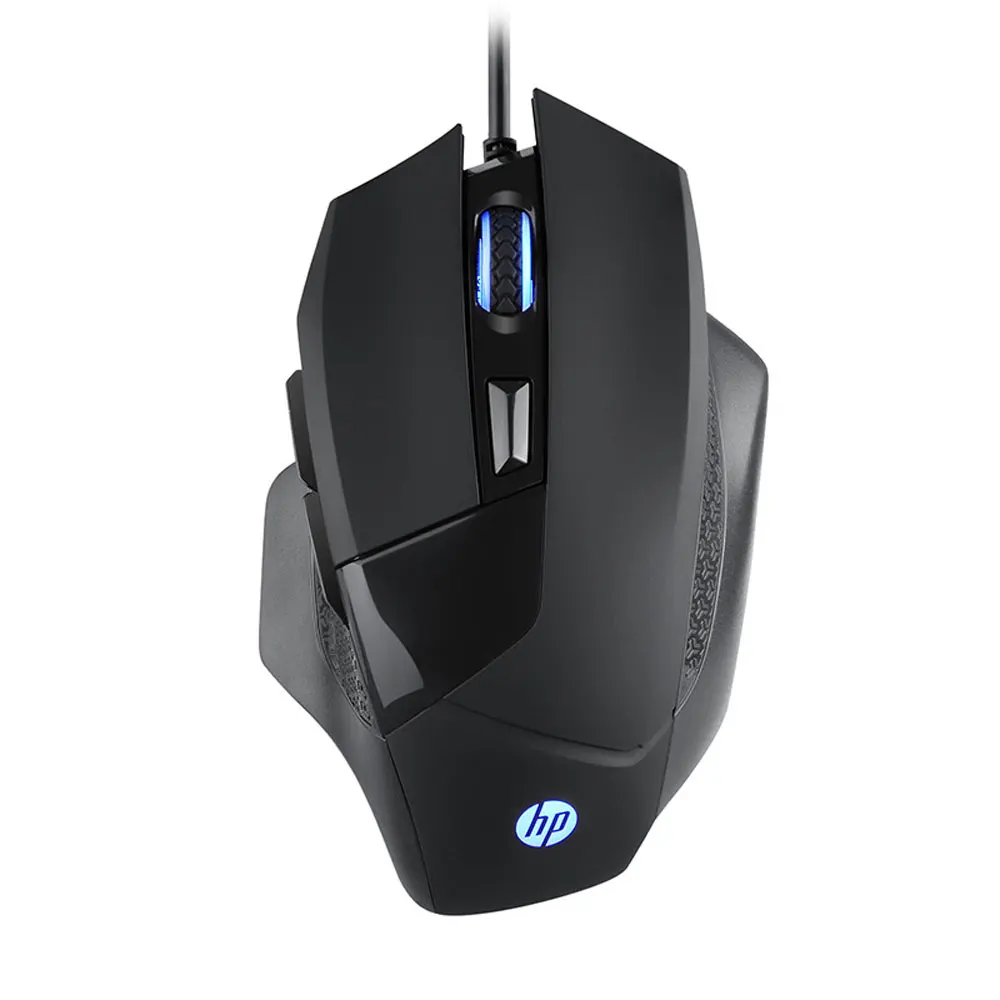 Hp G200 профессиональная макро USB игровая мышь Проводная Регулируемая 4000 dpi тихий геймер мышь Эргономичный дизайн мышь для компьютера
