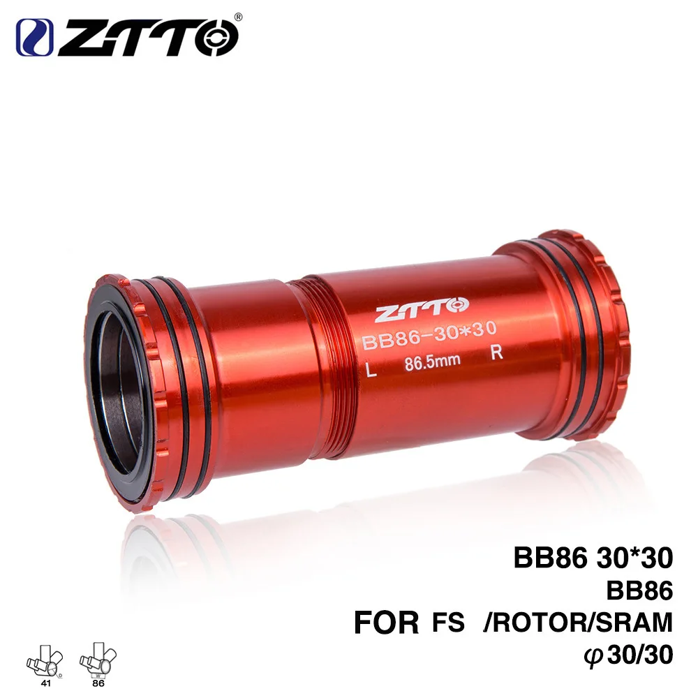 ZTTO MTB шатуны для шоссейного велосипеда части оси BB30 BB86 30 пресс подходят нижние