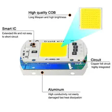 

ztgs LED Chip 10W 20W 30W 50W Smart IC COB Light Beads 220V 240V DIY For LED Bulb Floodlight Spotlight