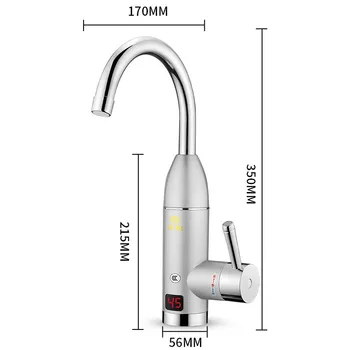

Heated Electric Water Heater Tap Kitchen Instant Electric Water Heater Kitchen Treasure Cold and Hot Dual-purpose Water Inflow
