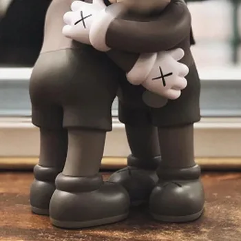 

KAW Hot Sale 28cm Bear Bricklys Action Figures Blocks Bears Together PVC Dolls Collectible Models Toys Kaw