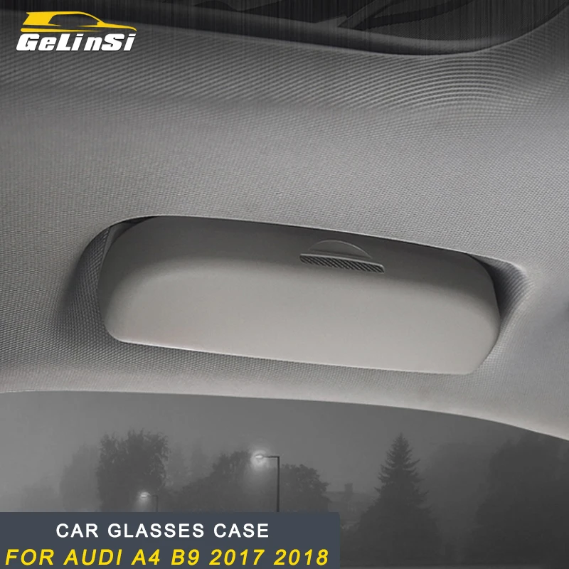 Gelinsi для Audi A4 A5 S4 S5 B9 авто зажим для очков зажим очки из АБС чехлы автомобильные солнцезащитные очки держатель аксессуары