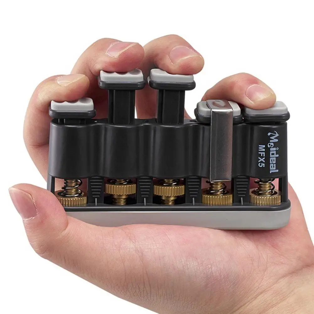 Hand Finger Trainer Exerciser Grip Strengthener for Guitar Bass Piano Player Equipment Trainers |
