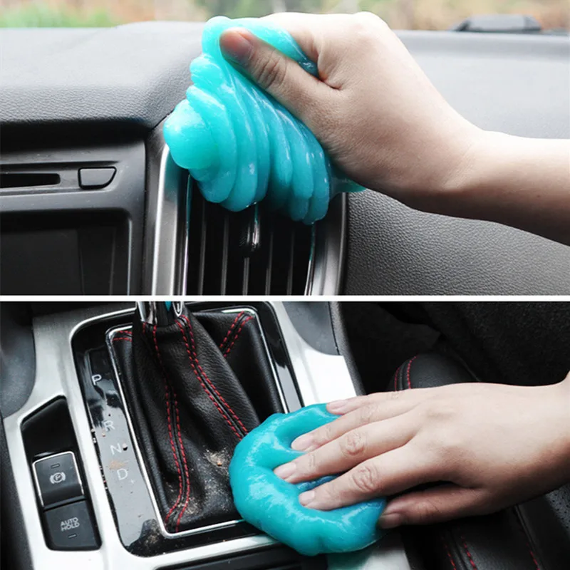 Car air conditioning air outlet cleaning dust soft clay, interior sticky dust, central control dust cleaner vacuum cleaner