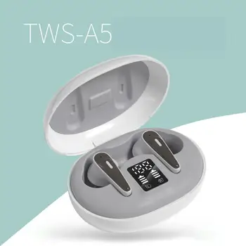 

New TWS-A5 Bluetooth 5.0 Headset Touch Wireless In-ear Earphones Noise Reduction Stereo Sports Earplugs Game Head se