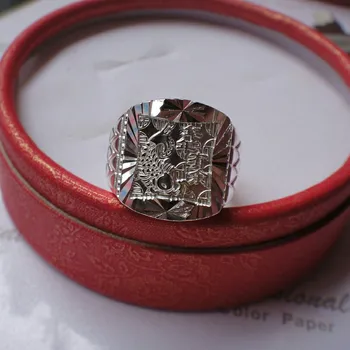

Sterling Silver Ring 999 Full Silver Ring Retro Men's Years