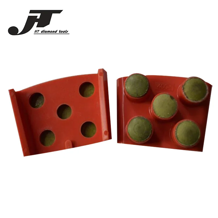 

Free shipping HTC resin floor polishing pad Diamond Grinding and Polishing Pads for Concrete Floor12pcs