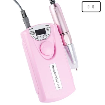 

Electric Nail Drill Machine Portable Rechargeable Cordless Manicure Pedicure And Manicure Polishing Machine Set Nail Art Drill