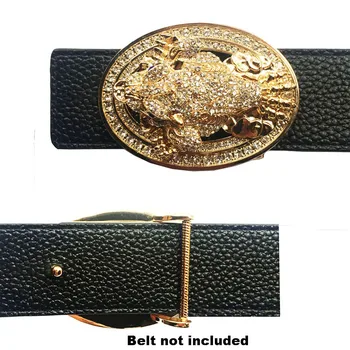 

Traditional Animal Icon Buckle for Belt Metal Accessories for Men's Belts in Color Gold and Sliver