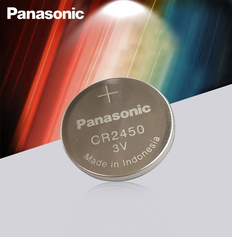 Новый оригинальный литиевый кнопочный аккумулятор Panasonic CR2450 CR 2450 3 в для часов