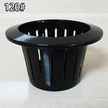 

10 Pieces Pot Soil-Less Cultivation Plant Planting Basket Plastic Nursery Hydroponic Mesh Nursery Pots
