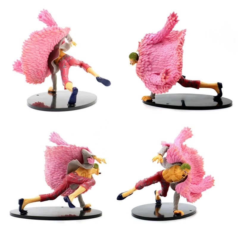 

18cm Anime One Piece Action Figures Donquixote Doflamingo Figure Scultures Ver PVC Anime Figure Model Children's Gift Toy