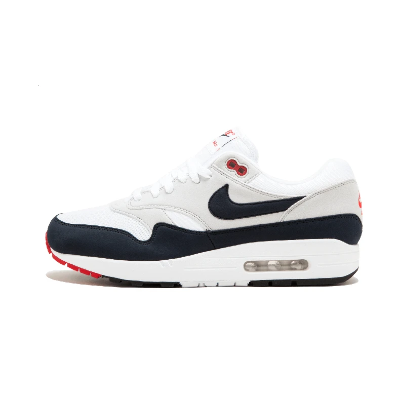 908375-104 Оригинальные женские кроссовки NIKE Air Max 1 OG из дышащей сетки, удобные легкие кроссовки для спорта на открытом воздухе#908375 - Цвет: 908375-104