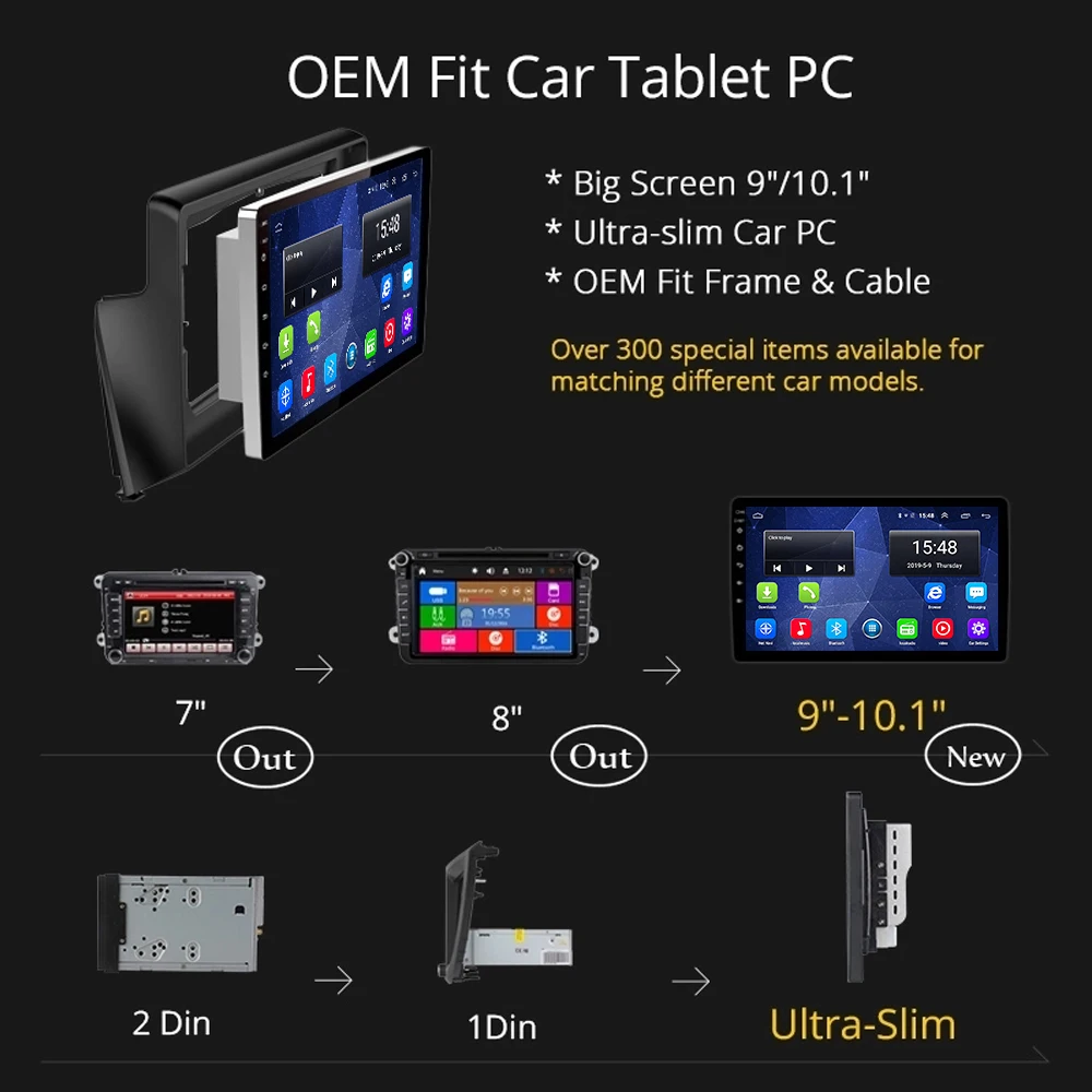  Car Radio For Toyota RAV4 2007-2012 GPS Navigation 4G Auto Radio Android 8.0 Support Bluetooth/TV/W